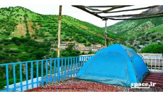 اقامتگاه بوم گردی ساتیار-کرمانشاه-روستای ساتیاری-نمای زیبای روستا